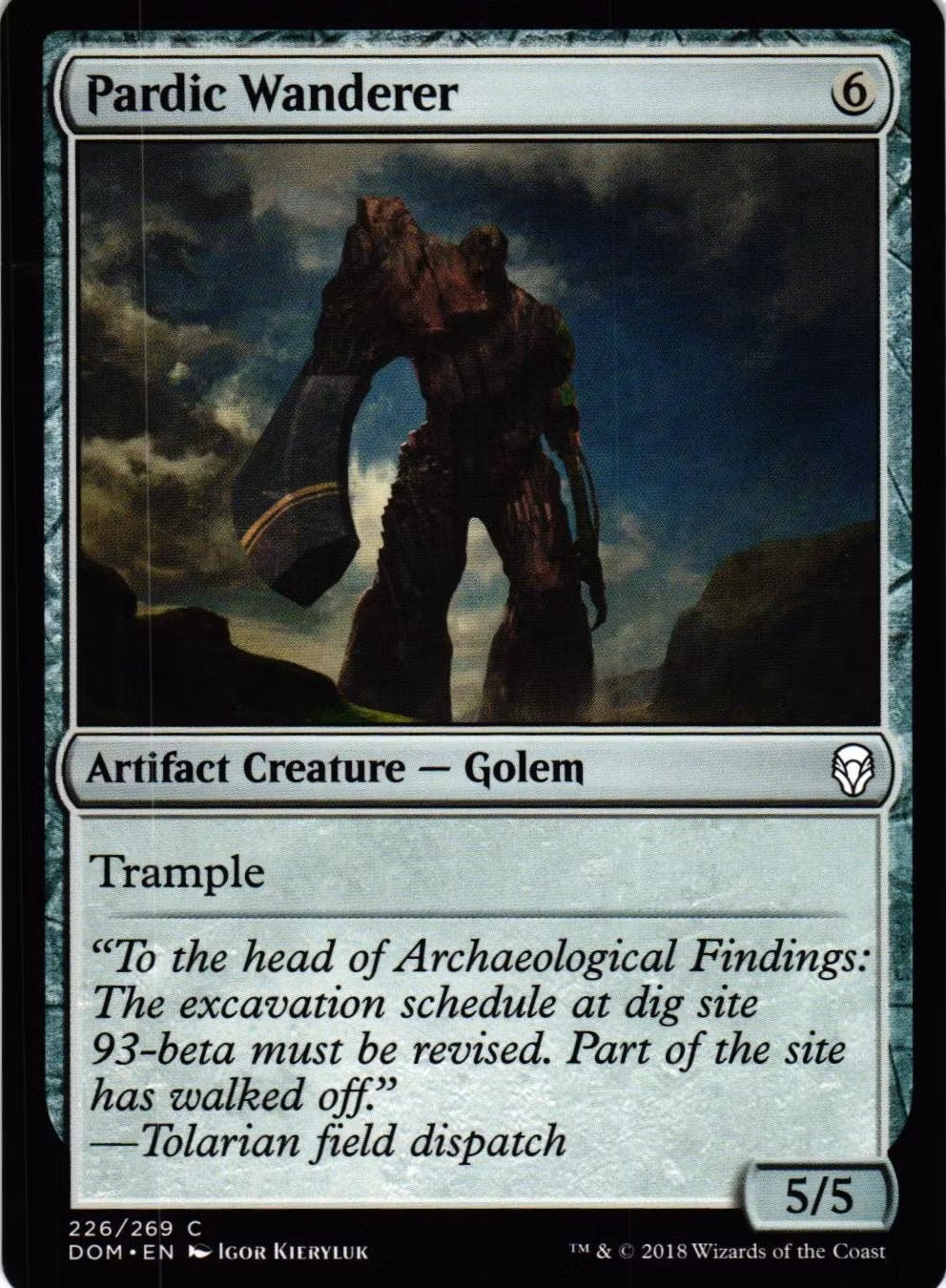 Pardic Wanderer Common 226/269 Dominaria (DOM) Magic the Gathering