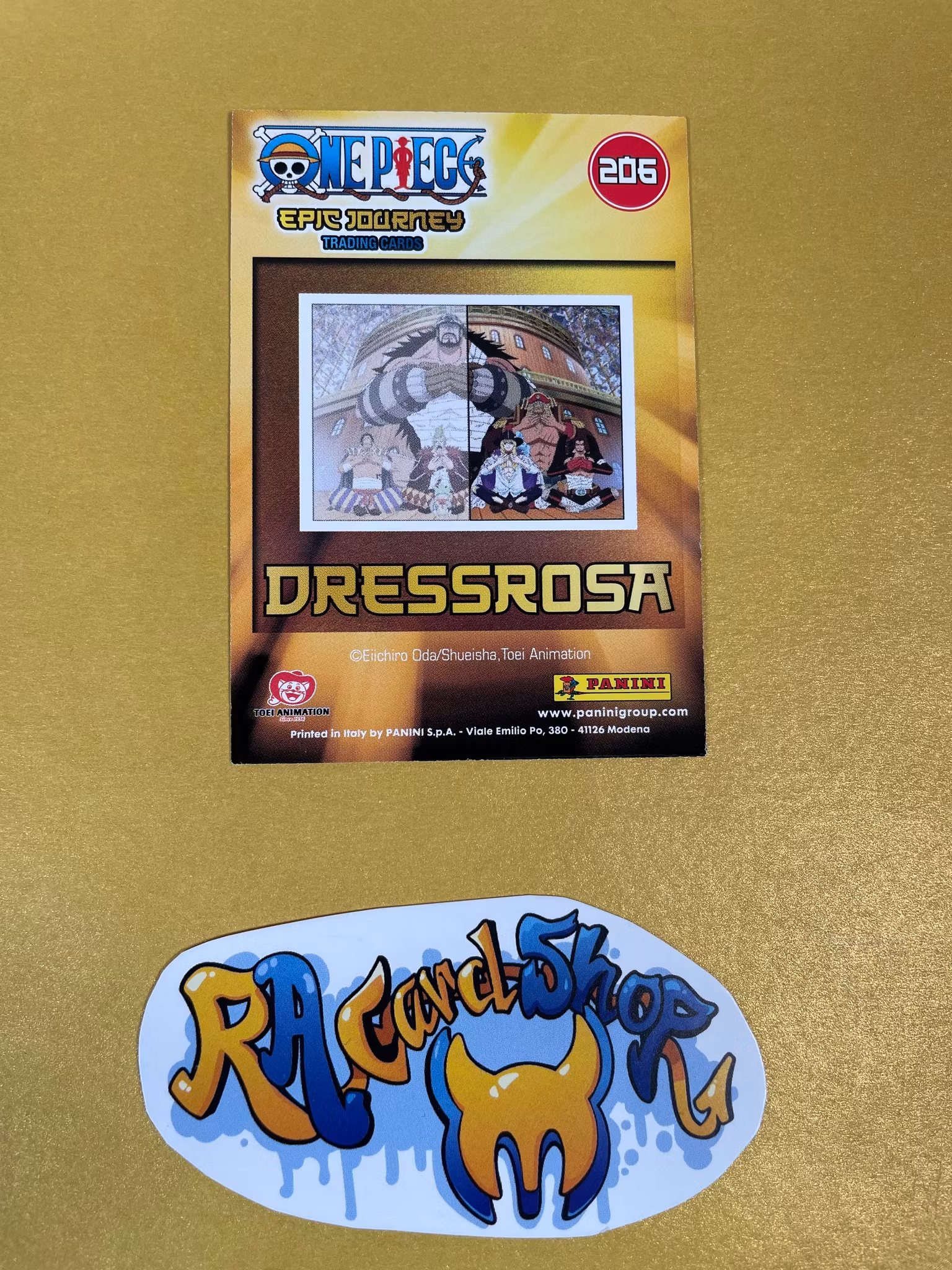 Dressrosa Epic Journey 206 Trading Cards Panini One Piece