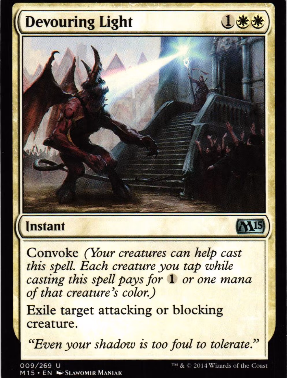 Devouring Light Uncommon 009/269 Magic 2015 (M15) Magic the Gathering