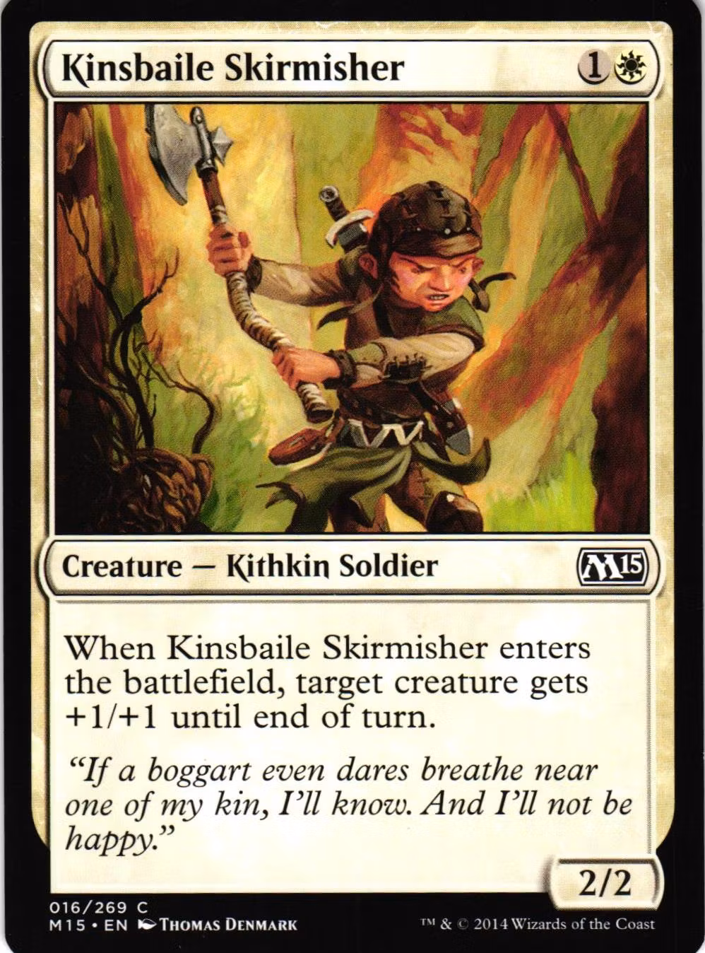 Kinsbaile Skirmisher Common 016/269 Magic 2015 (M15) Magic the Gathering