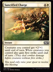 Sanctified Charge Common 030/269 Magic 2015 (M15) Magic the Gathering