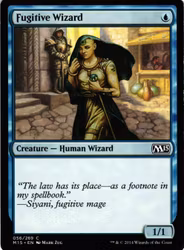 Fugutive Wizard Common 056/269 Magic 2015 (M15) Magic the Gathering