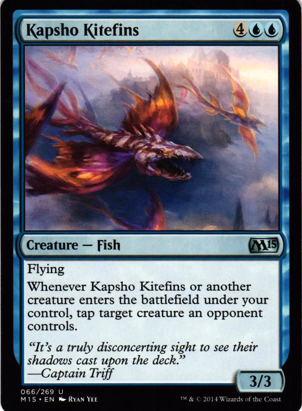 Kapsho Kitefins Uncommon 066/269 Magic 2015 (M15) Magic the Gathering