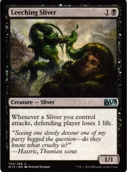 Leeching Silver Common 102/269 Magic 2015 (M15) Magic the Gathering