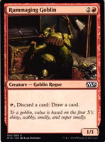 Rummaging Goblin Common 159/269 Magic 2015 (M15) Magic the Gathering