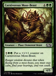 Carnivorous Moss-Beast Common 170/269 Magic 2015 (M15) Magic the Gathering