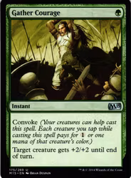 Gather Courage Uncommon 175/269 Magic 2015 (M15) Magic the Gathering