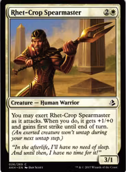 Rhet-Crop Spearmaster Common 026/269 Amonkhet (AKH) Magic the Gathering