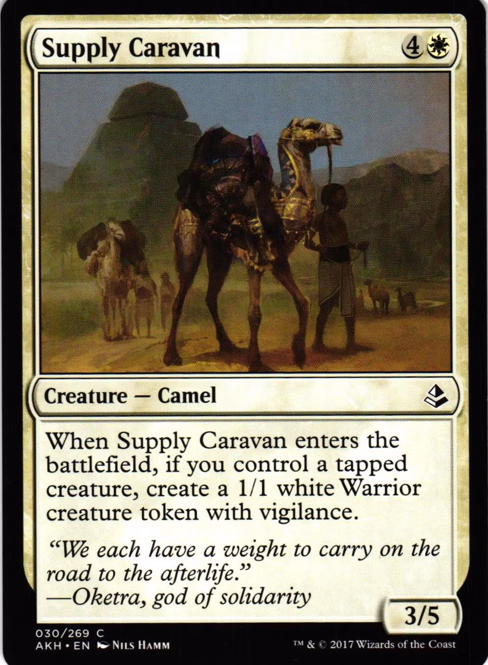 Supply Caravan Common 030/269 Amonkhet (AKH) Magic the Gathering