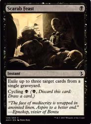 Scarab Feast Common 106/269 Amonkhet (AKH) Magic the Gathering