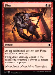 Fling Common 132/269 Amonkhet (AKH) Magic the Gathering