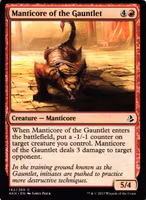 Manticore of the Gauntlet Common 142/269 Amonkhet (AKH) Magic the Gathering