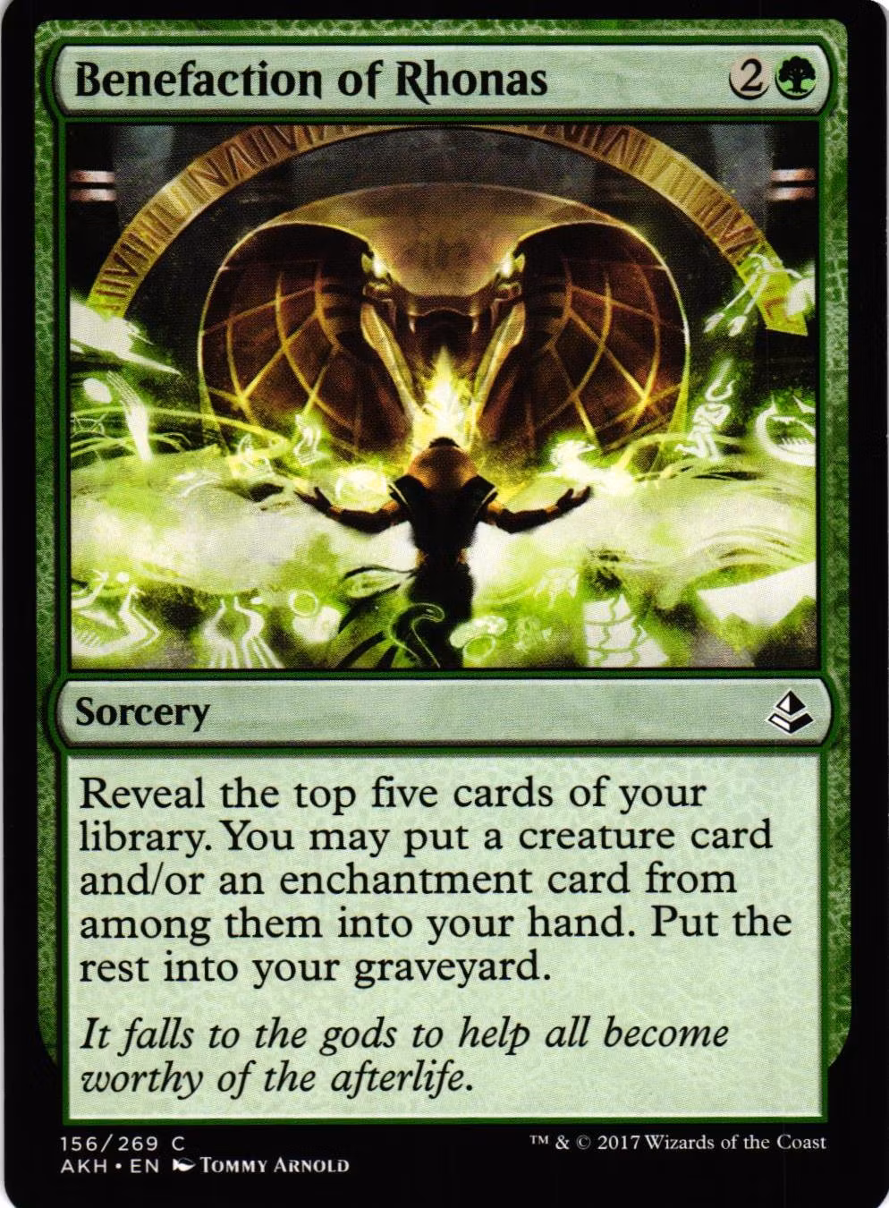 Benefaction of Rhonas Common 156/269 Amonkhet (AKH) Magic the Gathering