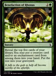 Benefaction of Rhonas Common 156/269 Amonkhet (AKH) Magic the Gathering