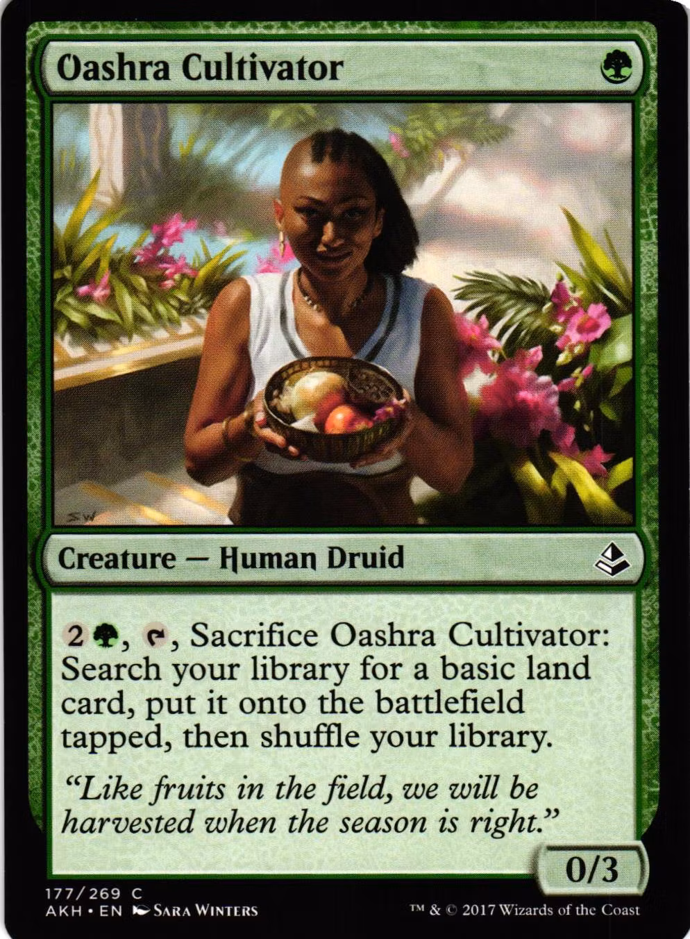 Oashra Cultivator Common 177/269 Amonkhet (AKH) Magic the Gathering