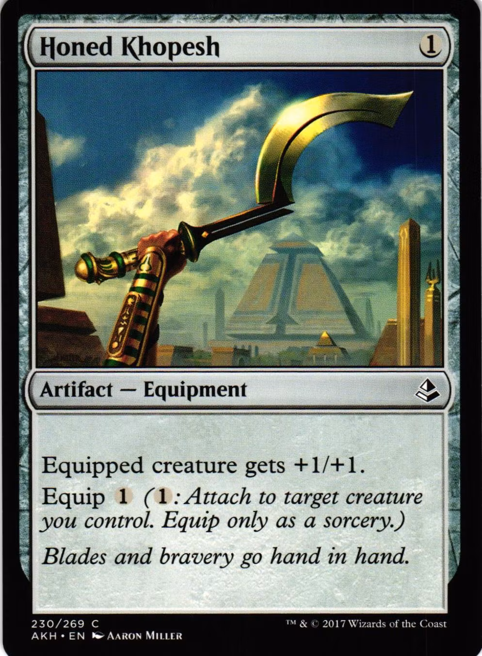 Honed Khopesh Common 230/269 Amonkhet (AKH) Magic the Gathering