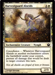 Harvestguard Alseids Common 13/165 Journey into Nyx Magic the Gathering