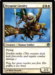 Skyspear Cavalry Uncommon 26/165 Journey into Nyx Magic the Gathering