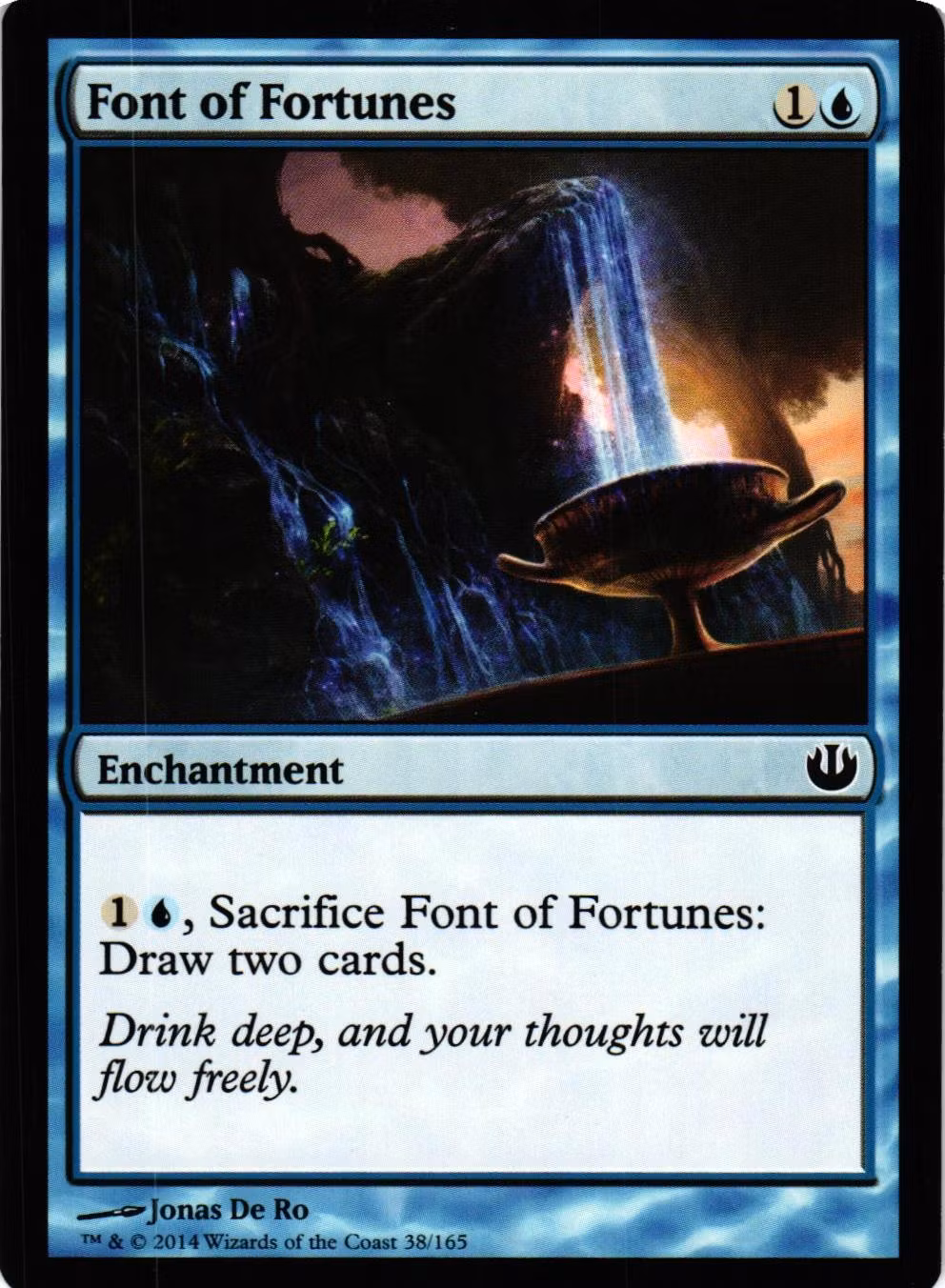 Font of Fortunes Common 38/165 Journey into Nyx Magic the Gathering