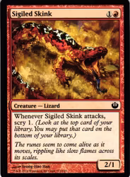 Sigiled Skink Common 111/165 Journey into Nyx Magic the Gathering