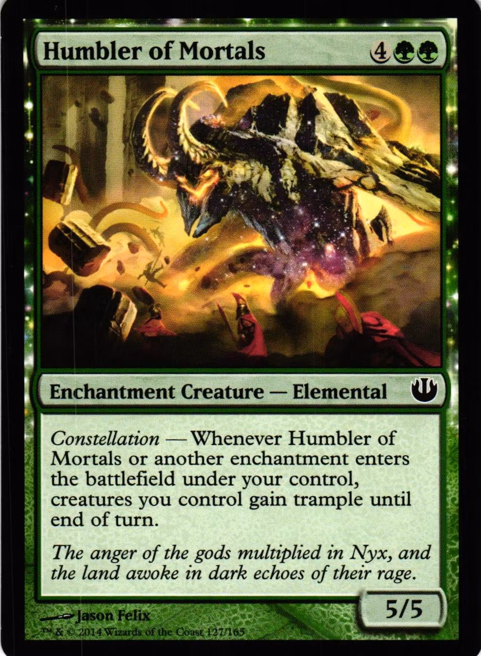 Humbler of Mortals Common 127/165 Journey into Nyx Magic the Gathering