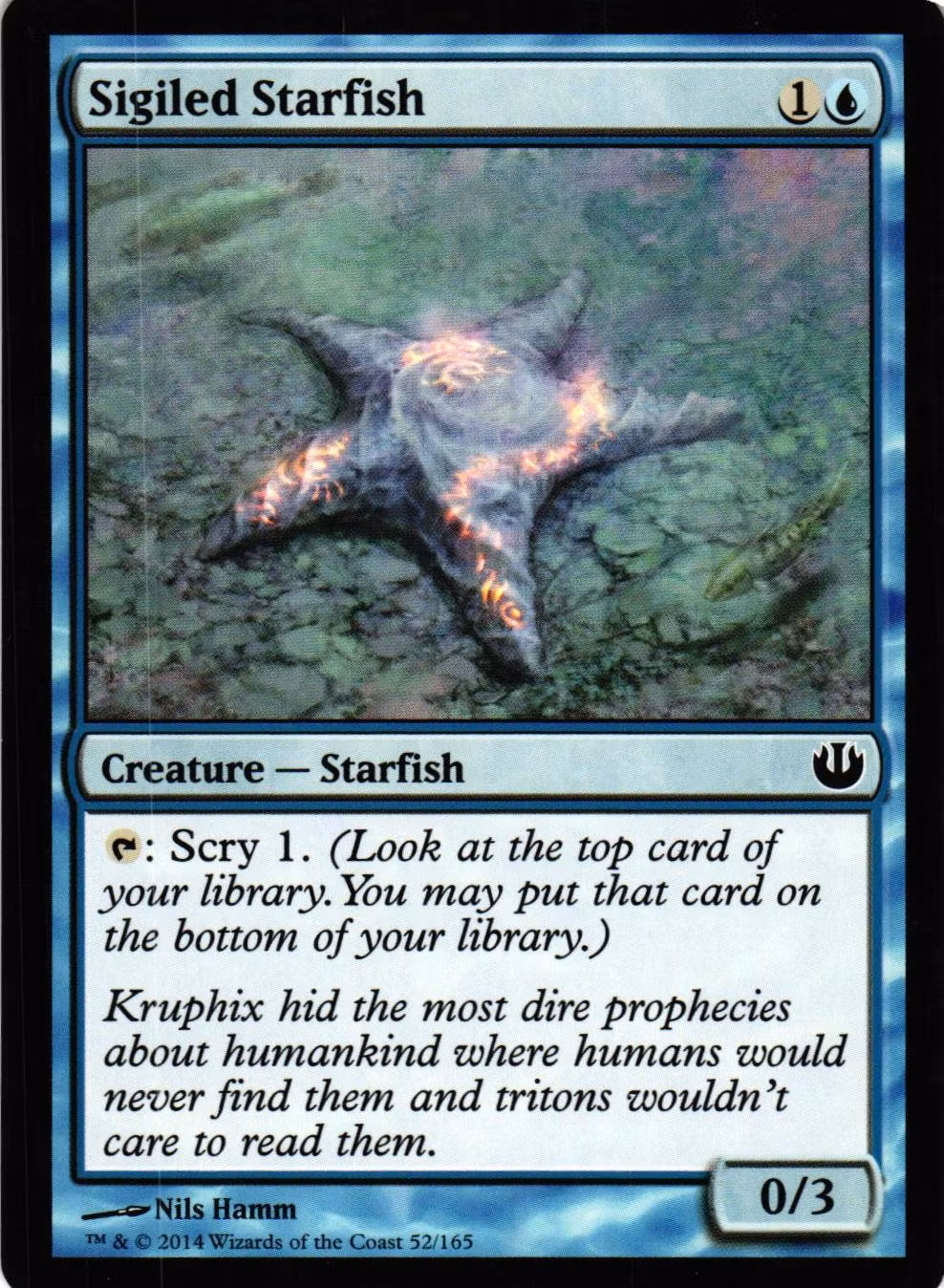 Sigiled Starfish Common 52/165 Journey into Nyx (JOU) Magic the Gathering