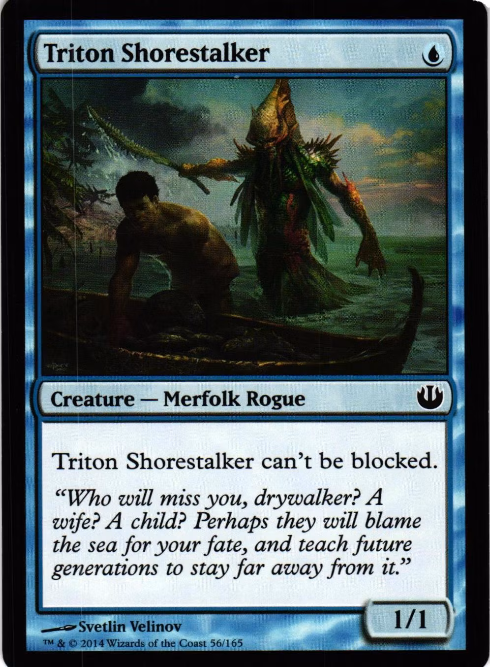 Triton Shorestalker Common 56/165 Journey into Nyx (JOU) Magic the Gathering