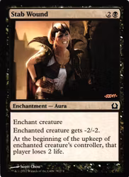 Stab Wound Common 78/274 Return of Ravnica (RTR) Magic the Gathering