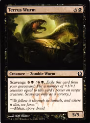 Terrus Wurm Common 80/274 Return of Ravnica (RTR) Magic the Gathering