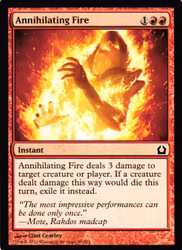 Annihilating Fire Common 85/274 Return of Ravnica (RTR) Magic the Gathering
