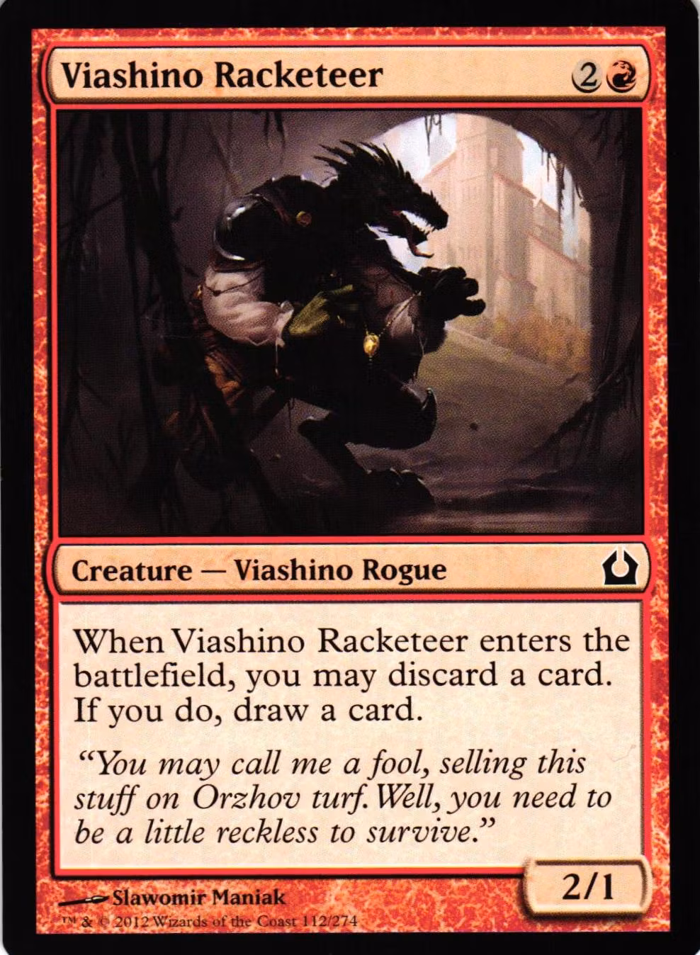 Vaishino Racketeer Common 112/274 Return of Ravnica (RTR) Magic the Gathering