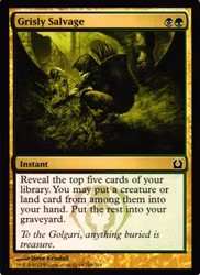 Grisly Salvage Common 165/274 Return of Ravnica (RTR) Magic the Gathering