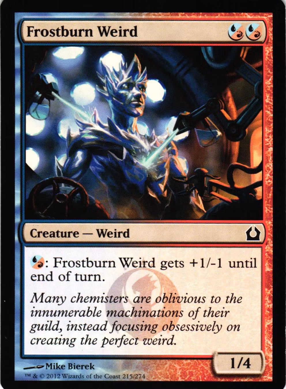 Frostburn Wierd Common 215/274 Return of Ravnica (RTR) Magic the Gathering