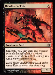 Rackdos Cackler Uncommon 220/274 Return of Ravnica (RTR) Magic the Gathering