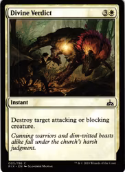 Divine Verdict Common 005/196 Rivals of Ixalan (RIX) Magic the Gathering