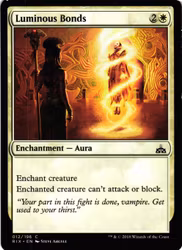 Luminous Bond Common 012/196 Rivals of Ixalan (RIX) Magic the Gathering