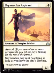 Skymarcher Aspirant Uncommon 021/196 Mystery Booster Rivals of Ixalan (RIX) Magic the Gathering