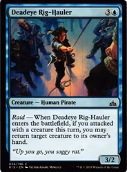 Deadeye Rig-Hauler Common 036/196 Rivals of Ixalan (RIX) Magic the Gathering