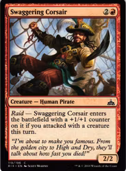 Swaggering Corsair Common 119/196 Rivals of Ixalan (RIX) Magic the Gathering