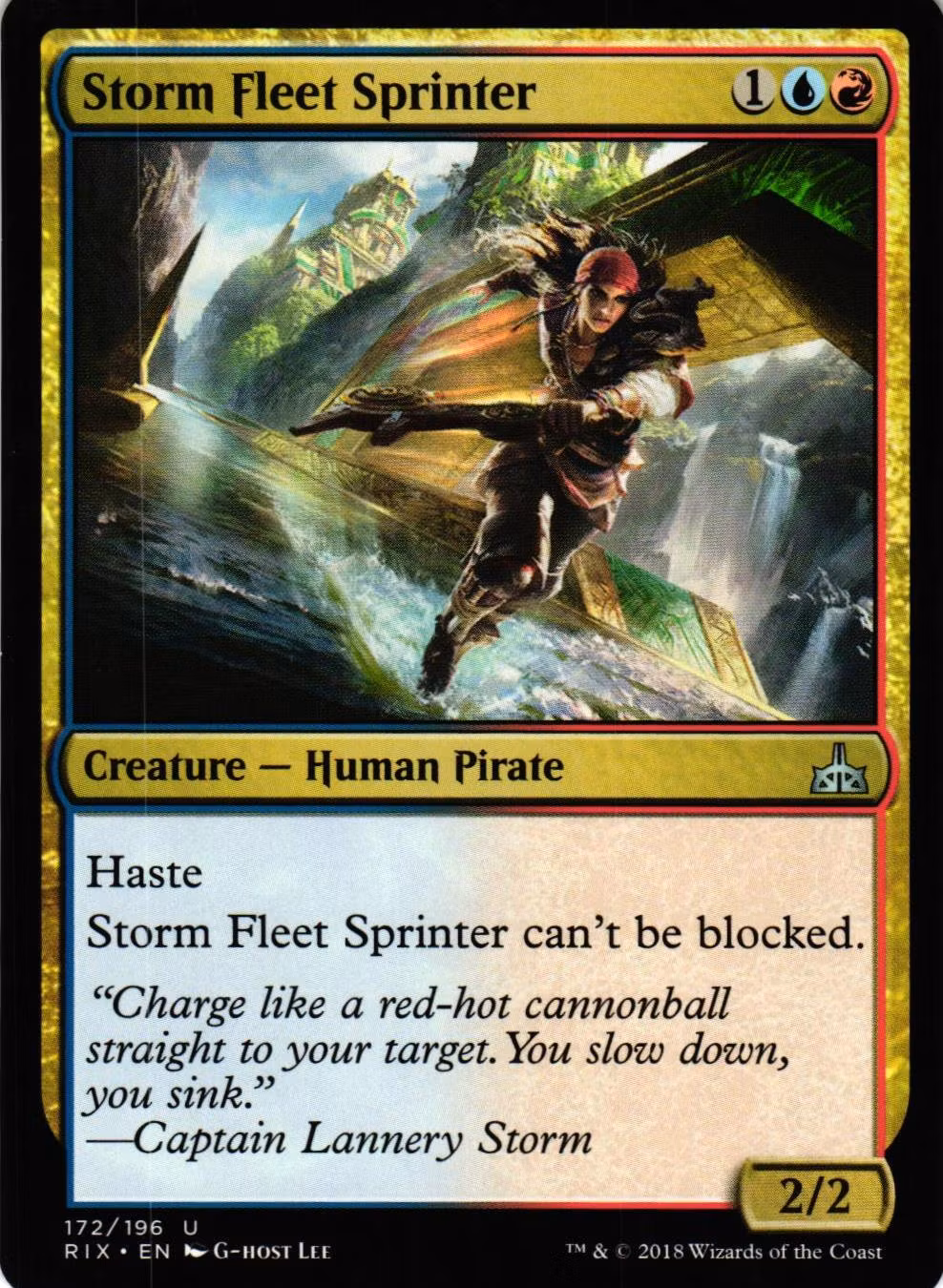 Storm Fleet Sprinter Uncommon 172/196 Rivals of Ixalan (RIX) Magic the Gathering