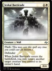 Jeskai Barricade Uncommon 015/185 Fate Reforged (FRF) Magic the Gathering