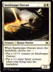 Sandsteppe Outcast Common 025/185 Fate Reforged (FRF) Magic the Gathering