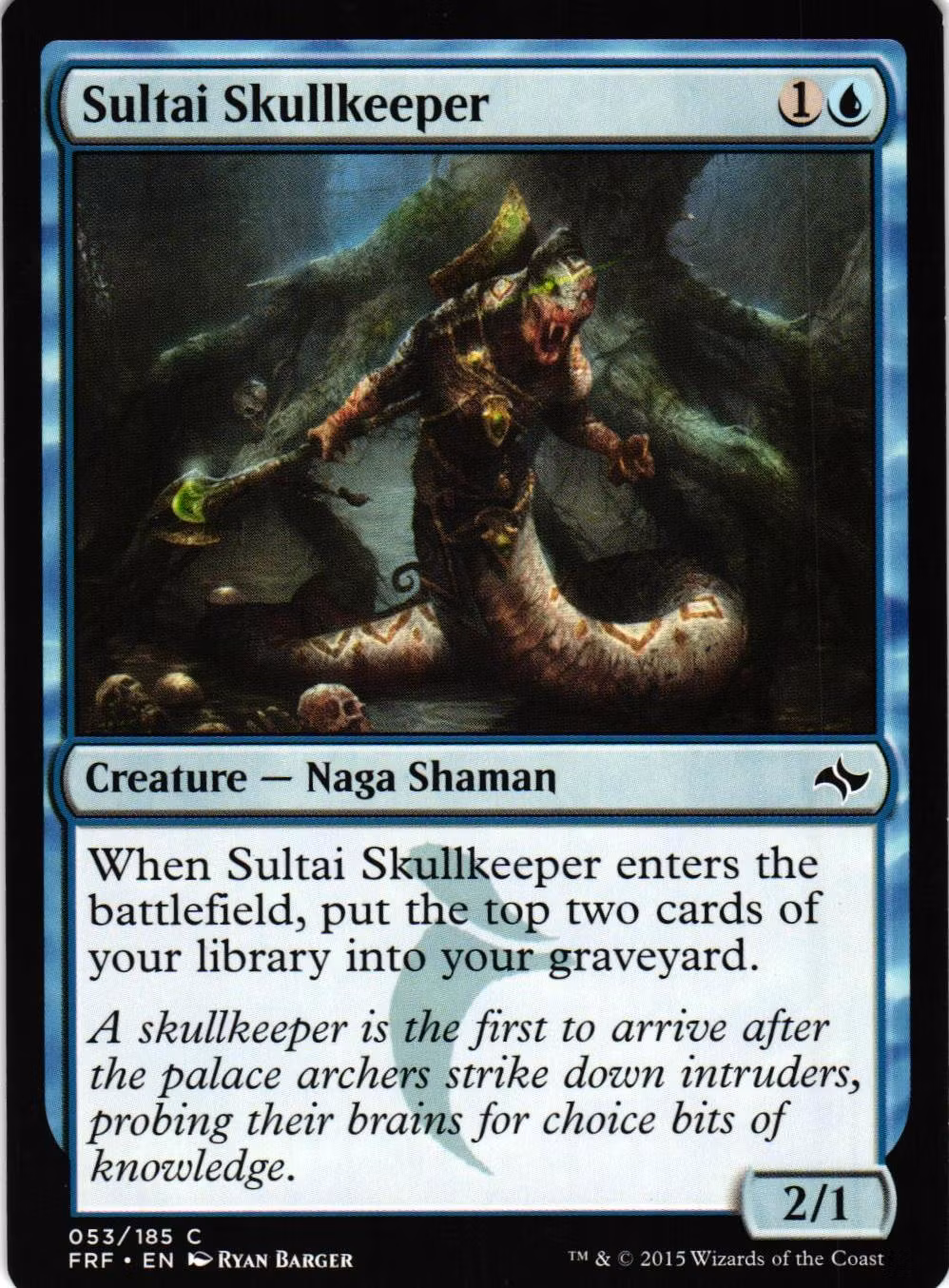Sultai Skullkeeper Common 053/185 Fate Reforged (FRF) Magic the Gathering