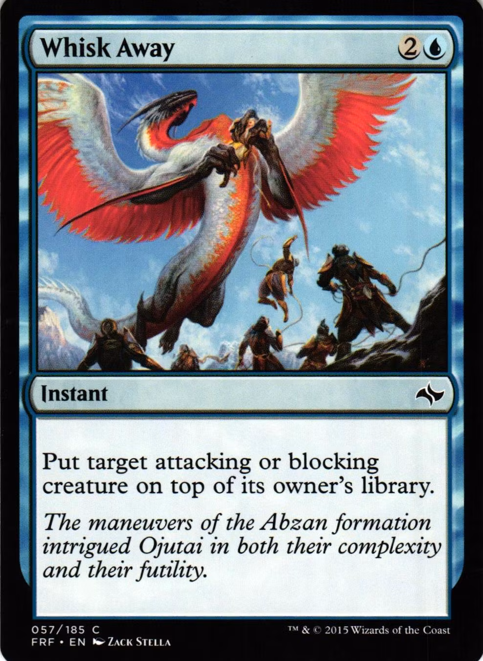Whisk Away Common 057/185 Fate Reforged (FRF) Magic the Gathering