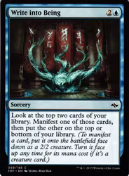 Write into Being Common 059/185 Fate Reforged (FRF) Magic the Gathering