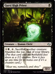 Qarsi High Priest Uncommon 080/185 Fate Reforged (FRF) Magic the Gathering
