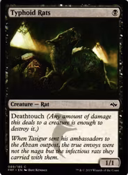Typhoid Rats Common 089/185 Fate Reforged (FRF) Magic the Gathering