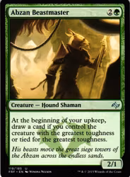Abzan Beastmaster Uncommon 119/185 Fate Reforged (FRF) Magic the Gathering