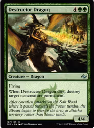 Destructor Dragon Uncommon 127/185 Fate Reforged (FRF) Magic the Gathering