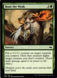 Hunt the Weak Common 133/185 Fate Reforged (FRF) Magic the Gathering